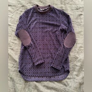 Mr Turk long sleeve velour shirt